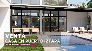 VENTA Casa en Condominio Marena Puerto Iztapa [upl. by Yatnuahs]