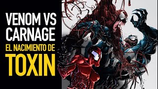 Venom vs Carnage I El Nacimiento de Toxin I Comic narrado [upl. by Neelhsa]