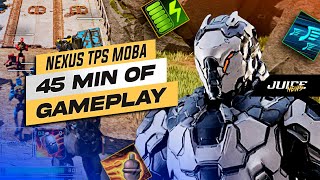 Nexus  Full Match Gameplay  MOBA TPS Game [upl. by Lonergan]