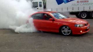 ba xr6 turbo burnout lowxr 6 speed [upl. by Ainoval]