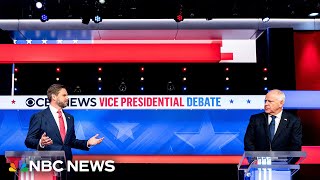 WATCH Closing statements from Vance and Walz at the vice presidential debate [upl. by Lemmy820]