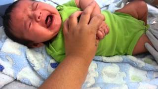 Baby Noah 2 month old baby shots vaccine 2021 what to expect two month old checkup [upl. by Nerag]