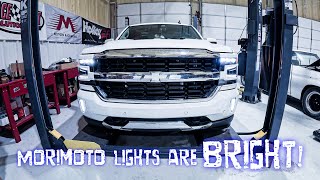 Face Lift For Aidens 2017 Silverado Morimoto Headlight Install With Colormatched Bumper [upl. by Margery811]