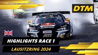 Rain chaos in DTM  DTM 2024 Highlights  DEKRA Lausitzring [upl. by Telrats]