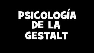 PSICOLOGÍA DE LA GESTALT [upl. by Massiw]