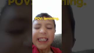 POV lemming memes gorilla tag kindof [upl. by Kcirnek]