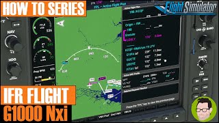 How To Fly IFR using the G1000 Nxi in Microsoft Flight Simulator [upl. by Heimer]