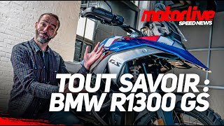 NOUVELLE BMW R1300 GS TOUT SAVOIR   MOTORLIVE [upl. by Kimberley]