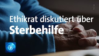 Ethikrat debattiert wieder über Sterbehilfe [upl. by Yuille]