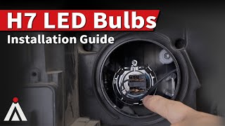 NEW Version How to install standard H7 LED headlight bulbs LA Plus H7 Installation Guide [upl. by Drahsar]