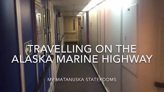 Alaska Marine Highway MV Matanuska stateroom [upl. by Noyahs]