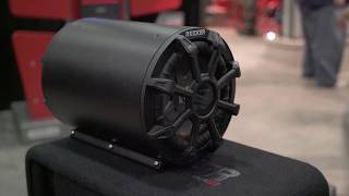 CES 2018 Kicker TB Series weatherproof tubestyle subwoofers  Crutchfield video [upl. by Ilatfan992]