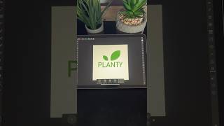 How to Design Plant Logo with Affinity Designer on iPad  shorts logo [upl. by Williamsen]