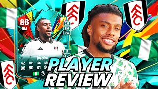 86 TOTAL RUSH IWOBI SBC PLAYER REVIEW FC 25 ULTIMATE TEAM [upl. by Anyale628]