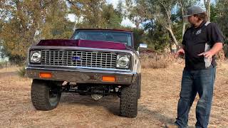 1972 Chevy 62L K5 Blazer Restomod [upl. by Ranita]