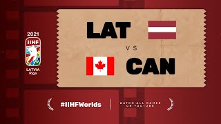 Highlights  CANADA vs LATVIA  IIHFWorlds 2021 [upl. by Eivets]