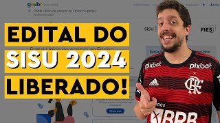 EDITAL DO SISU 2024 LIBERADO  COMO FUNCIONARÁ O SISU 2024 REGRAS DATAS LISTA DE ESPERA E ETC [upl. by Aicinod]