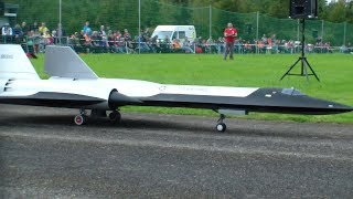 ULTRASECRET LAST A12 OXCART IN THE WORLD THAT FLY RC TURBINE MODEL JET [upl. by Brok]