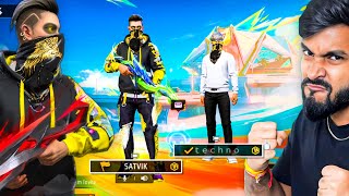 FINALLY TECHNO BHAI amp SATVIK PLAYS FREE FIRE [upl. by Korff91]