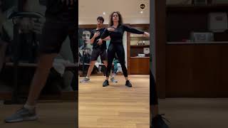 Anantv Joshi and Sanya Malhotra workout turns into fun dance session bollywoodnow sanyamalhotra [upl. by Angil]