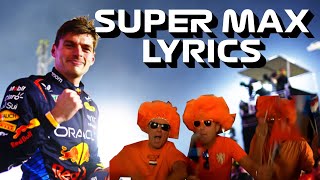 Super Max Pitstop Boys Lyrics [upl. by Cathrin]