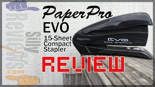 PaperPro Evo 15 Sheet Stapler Review [upl. by Postman]