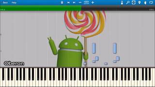 ANDROID LOLLIPOP RINGTONES IN SYNTHESIA [upl. by Abbotson]