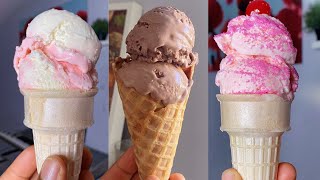 Let’s Make Ice Cream At Home With Only 3 Ingredients  3 Flavors Using 2 Easy Methods [upl. by Sibby]