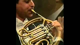 Will Sanders Horn playing incredibly Sinfonia Domestica by RStrauss [upl. by Adlee]