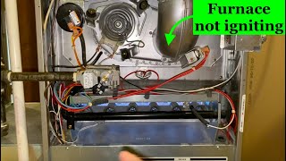 DUCANE FURNACE WONT HEAT UP FIX [upl. by Ymmac979]