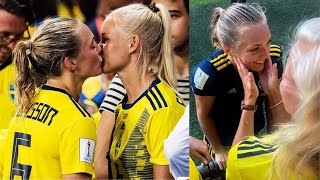 Pernille Harder and Magdalena Eriksson  sweet moments [upl. by Ueihttam222]