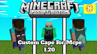 How To Make Custom Capes In Minecraft PE 😍 [upl. by Stedman]