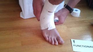 Ankle Taping  Tape Your Own Ankle COMPLETE [upl. by Rocca493]