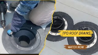 Roof drains  TPO Membrane Laminated Siphonic roof drains waterproof [upl. by Paule]