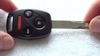 How to Replace Honda Accord Civic Cross Tour Pilot Key Fob Battery Change CR1616 [upl. by Hael162]