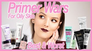 The Best amp Worst Primers  Primer Wars Finale  Oily Skin Drugstore Edition [upl. by Randolf]