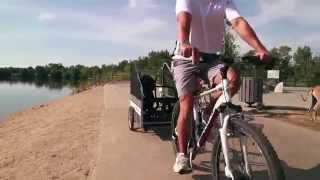 Bushtec Dog Motorcycle Trailer quotThe TowTowquot [upl. by Bernadina]