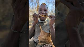 Amazing 😲‼️ See how hadzabe bush people making hunting tools before going out to chase their food [upl. by Abramson]