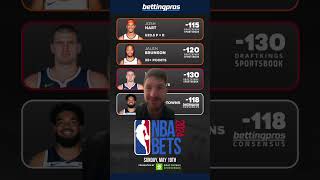 Bet THESE 4 NBA Player Props for Sunday 519 🤑 BettingPros shorts sports sportsbetting [upl. by Brink]