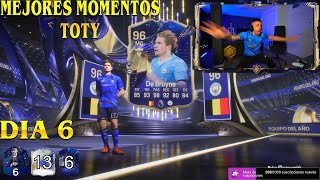 DjMaRiiO MEJORES MOMENTOS CON LOS TOTY DIA 6 EN EA SPORTS FC 24 [upl. by Nivonod871]