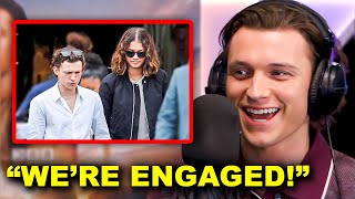 quotFinally Were Engagedquot Zendaya Speaks on Getting Married With Tom Holland [upl. by Akin70]