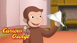 George makes a paper airplane 🐵 Curious George 🐵 Kids Cartoon 🐵 Kids Movies [upl. by Cowie881]