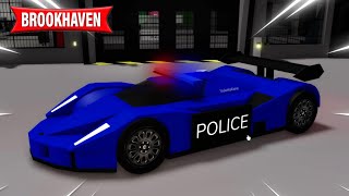 SUPER COCHE DE POLICIA en BROOKHAVEN 😎🚓 [upl. by Jarvey866]