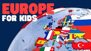 Europe for Kids  Learn interesting facts and History about the European Continent [upl. by Vivienne]