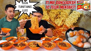 DITANTANG MUKBANG 11 PORSI MIE BANGLADESH  10 TELUR SETENGAH MATANG sama YUDHO BOENGKOES [upl. by Granville711]