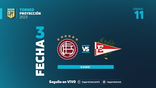 TorneoProyección  Fecha 3 del Torneo 2023  Lanús  Estudiantes [upl. by Ydoj653]