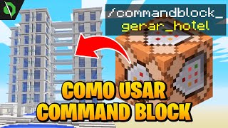 Como usar os 3 TIPOS de BLOCO de COMANDO no Minecraft [upl. by Jamesy]