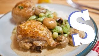 CHICKEN FRICASSÉE RECIPE  SORTED [upl. by Kcub]