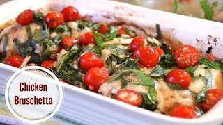 Bruschetta Chicken Casserole  Keto Delicious [upl. by Lapotin]