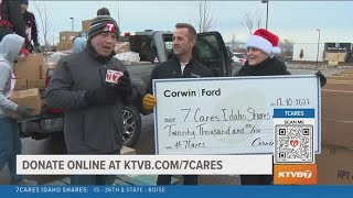 Two truckloads of food and a huge check from Corwin Ford [upl. by Enirok682]